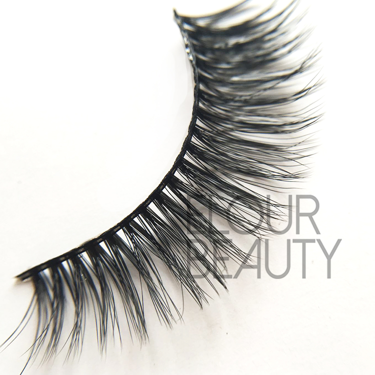 Faux mink 3d eyelashes made by eyelash fibers China EJ62 Elour Lashes
